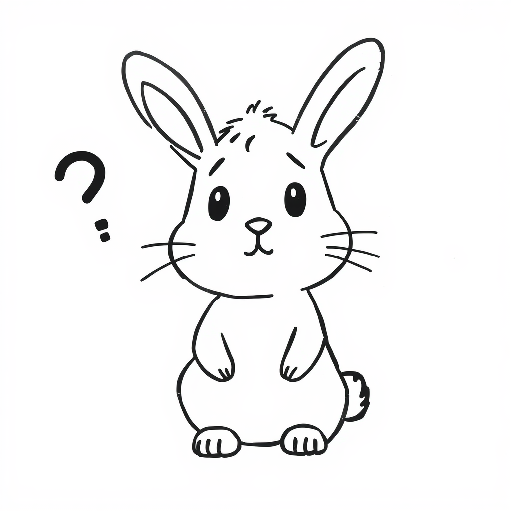 Bunny feeling confused.