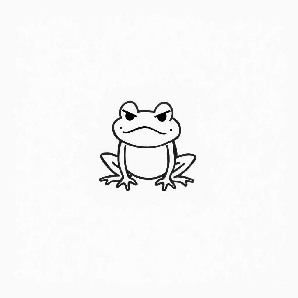 Angry Frog Croaking