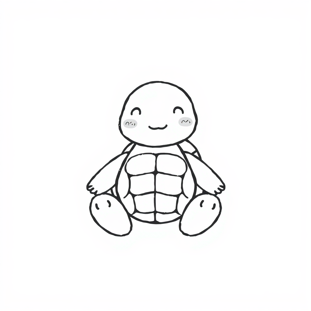 Calm Turtle meditating