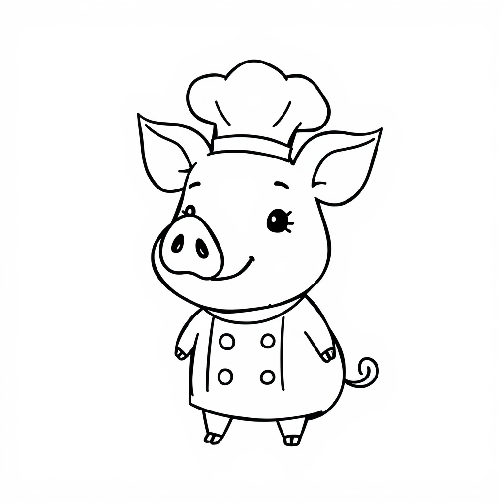 Pig as a chef