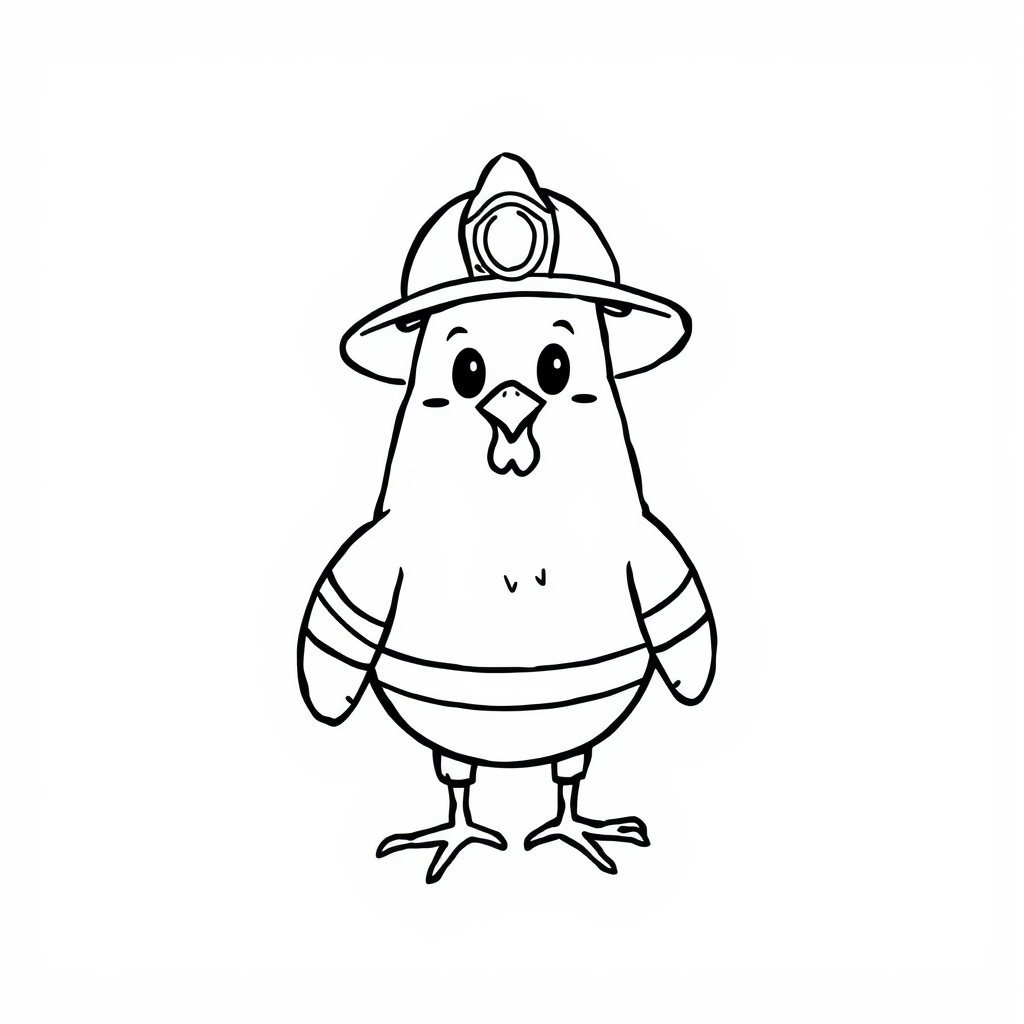 Chicken as a Firefighter