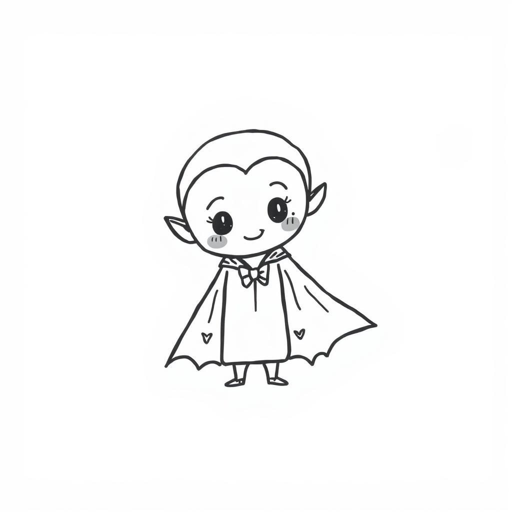 Vampire with cape