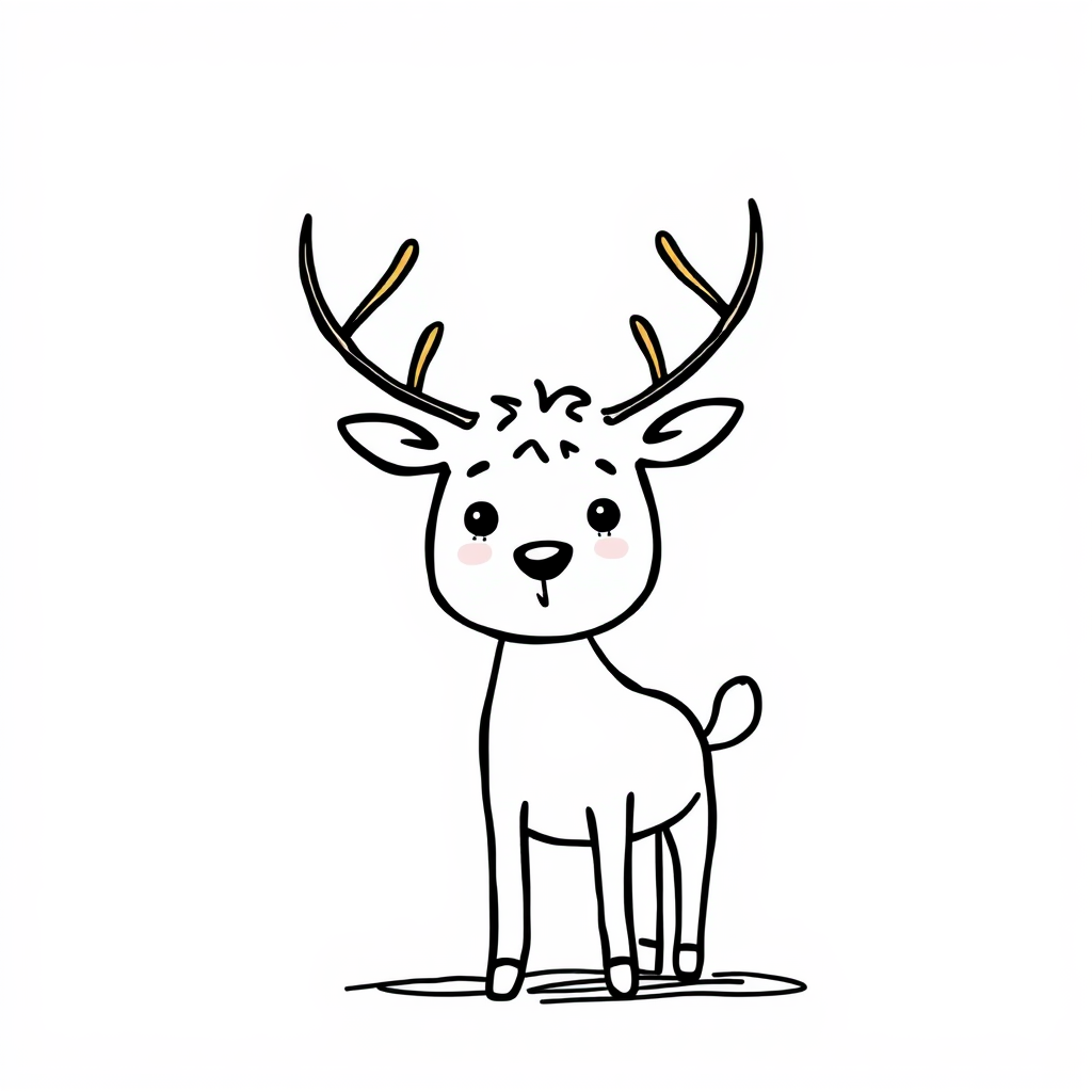 Reindeer placing star