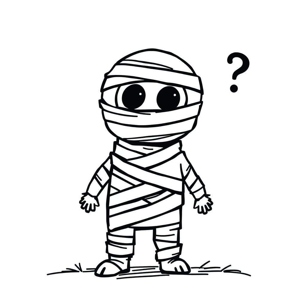 Confused mummy