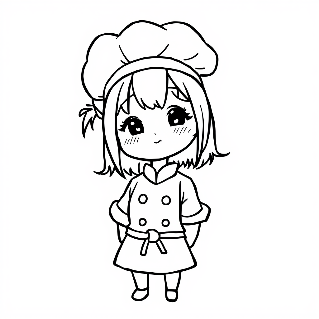 Chef Anime Girl