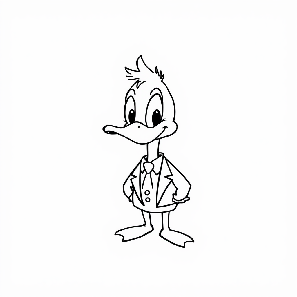 Howard the Duck in suit