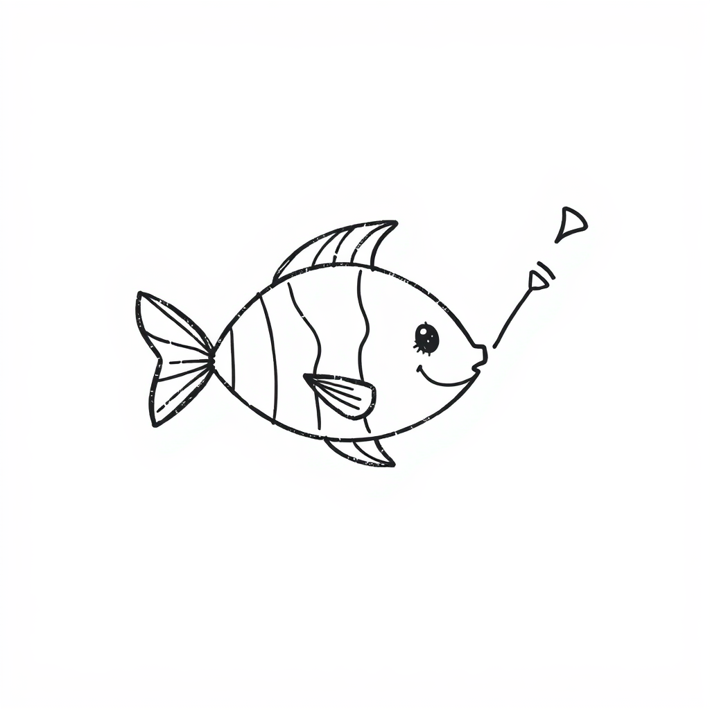 Fish playing tag