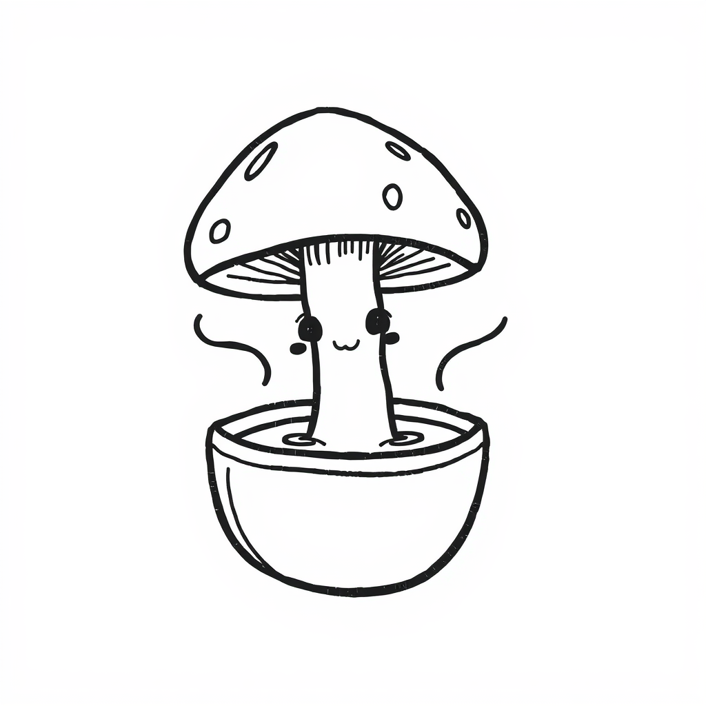 Mushroom cooking soup