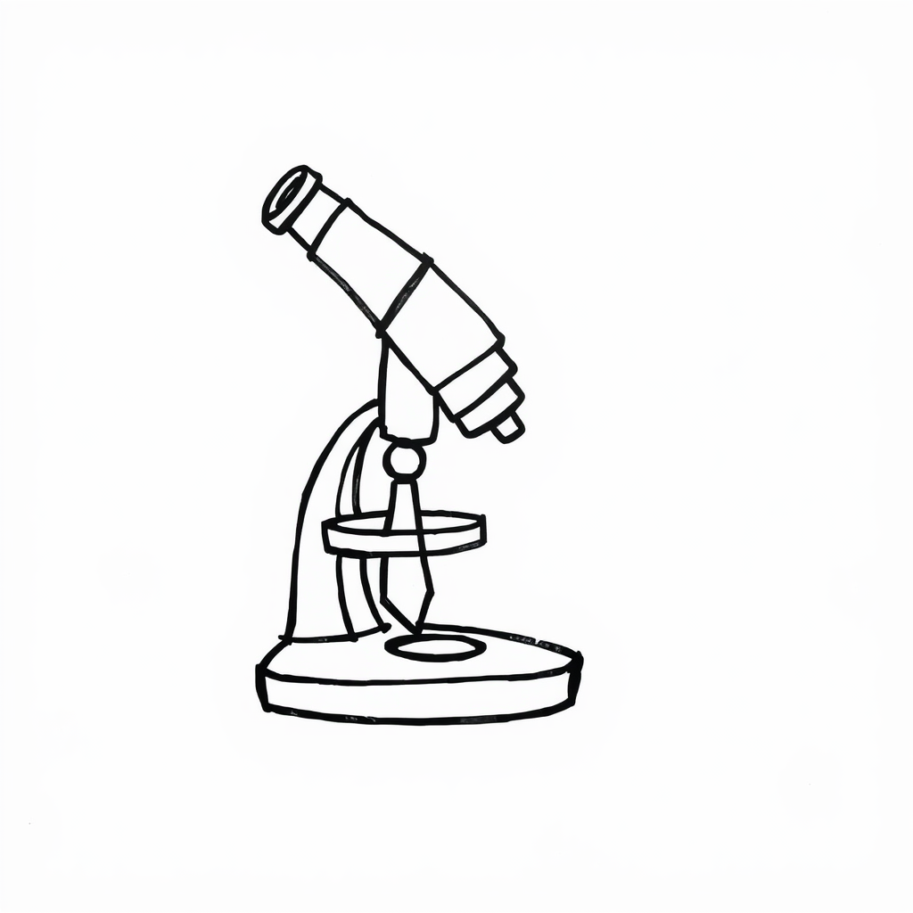 Microscope wearing a tie