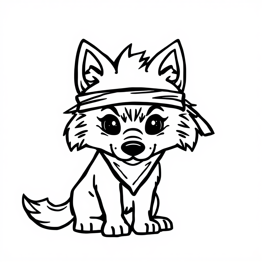 Werewolf with a bandana.