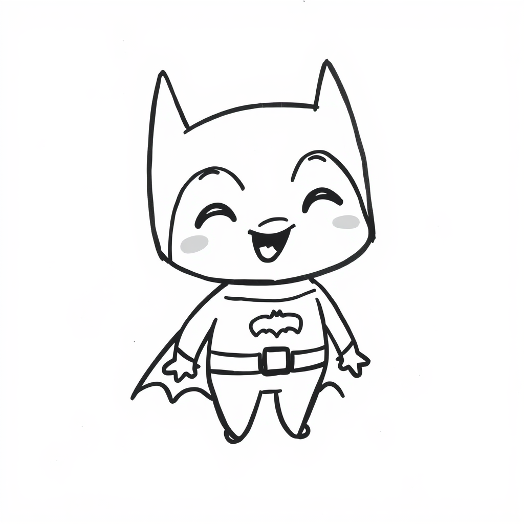 Batman feeling happy