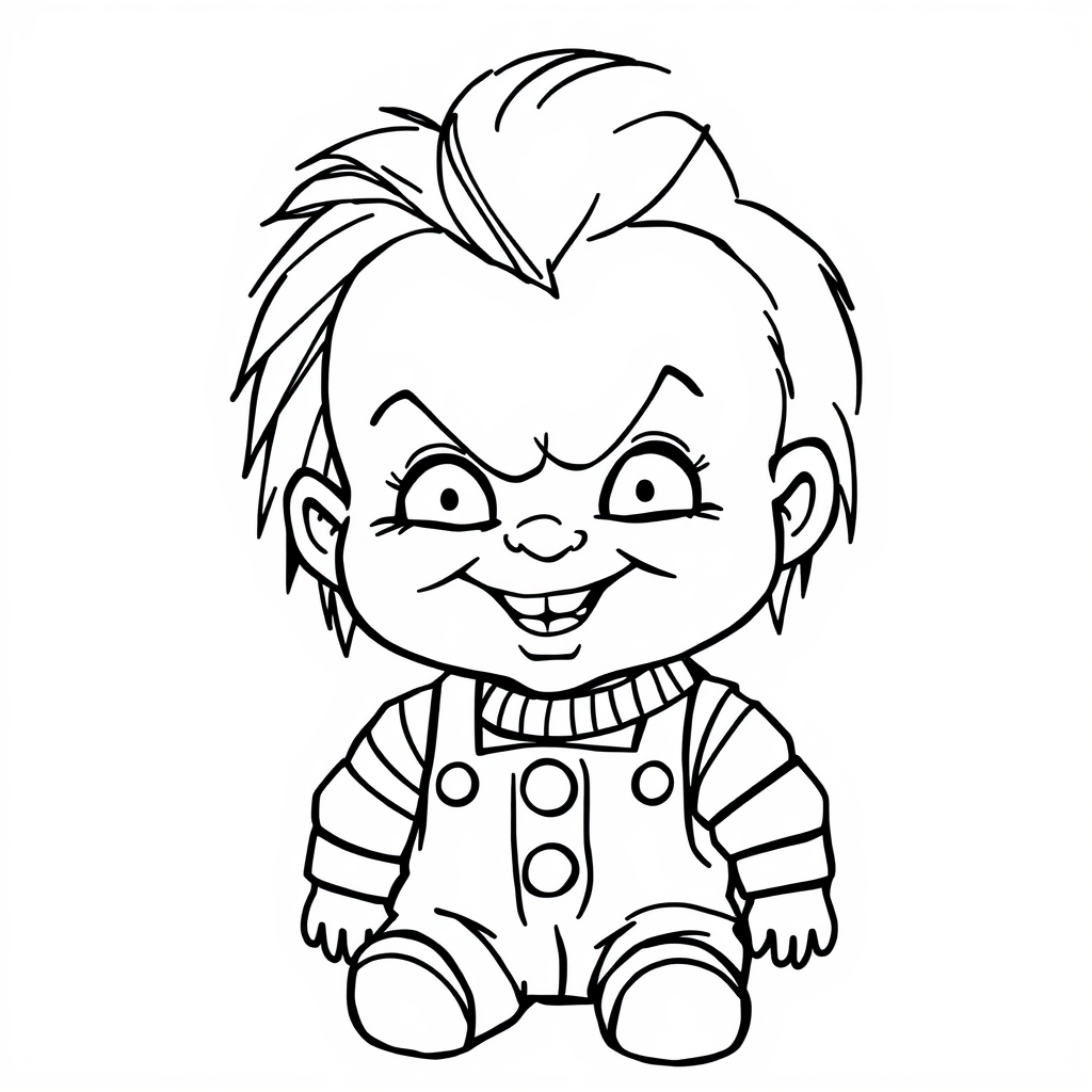 Chucky smiling