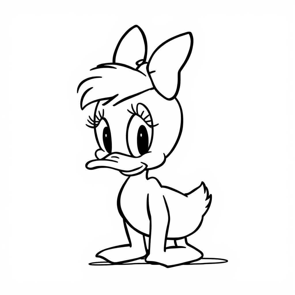 Daisy Duck feeling sad