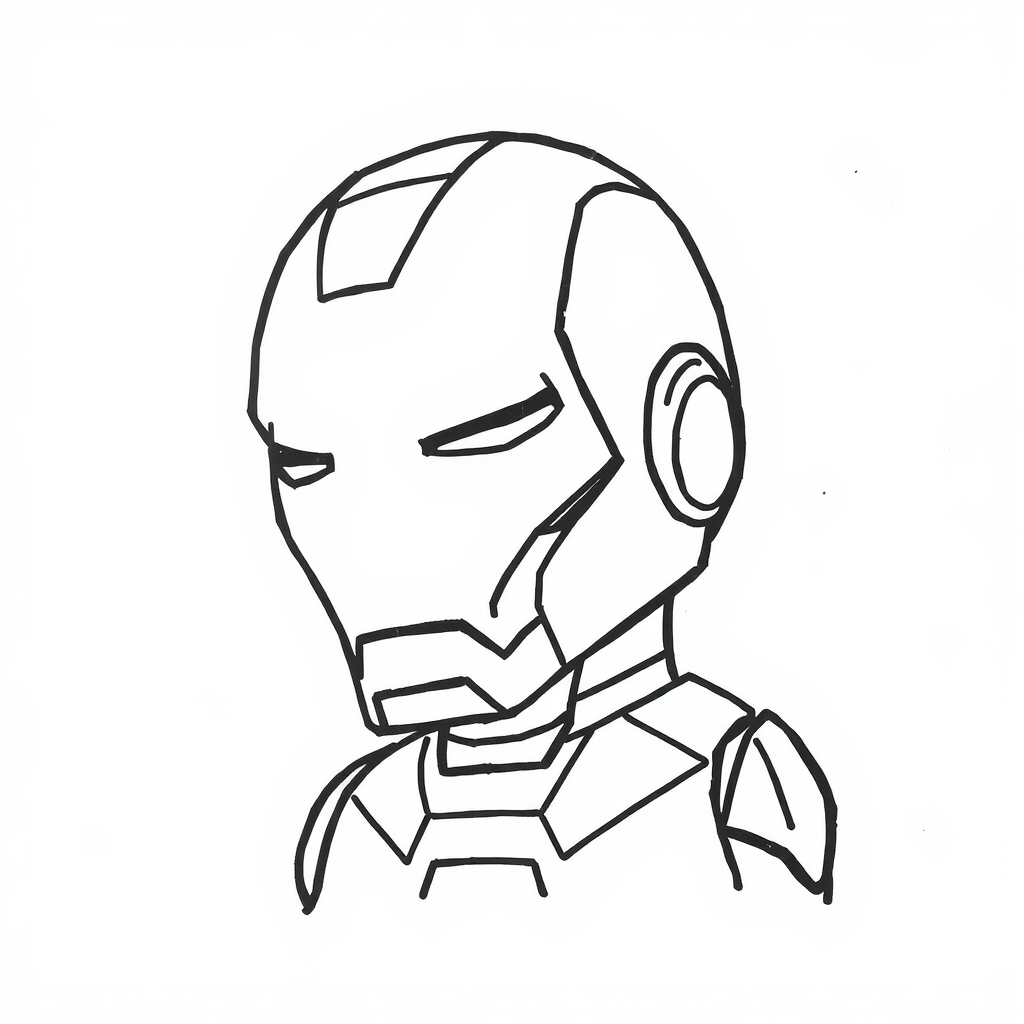 Iron Man gazing thoughtfully into distance