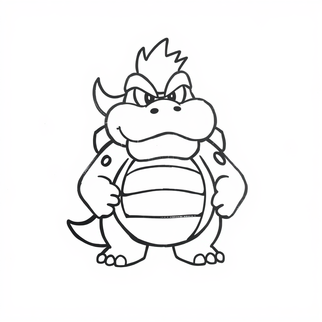 Bowser looking sad