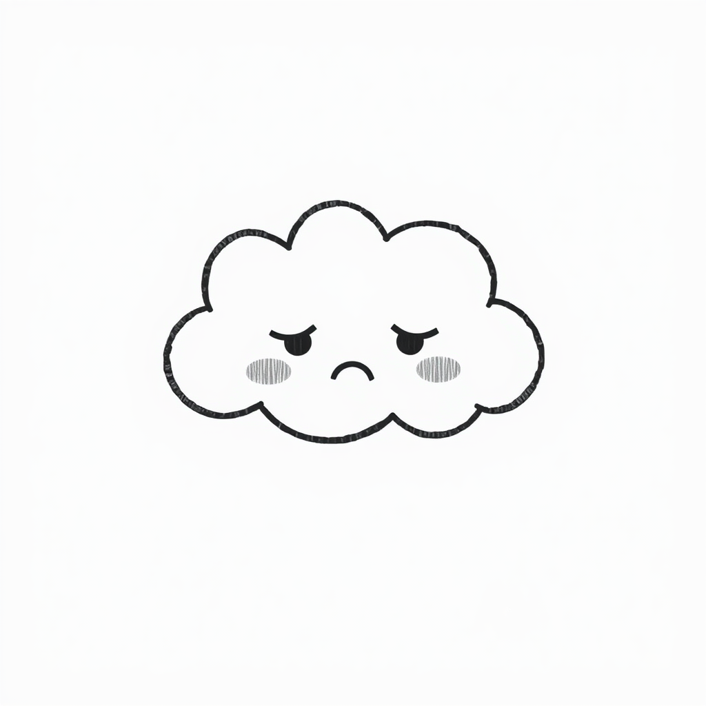 Sad cloud