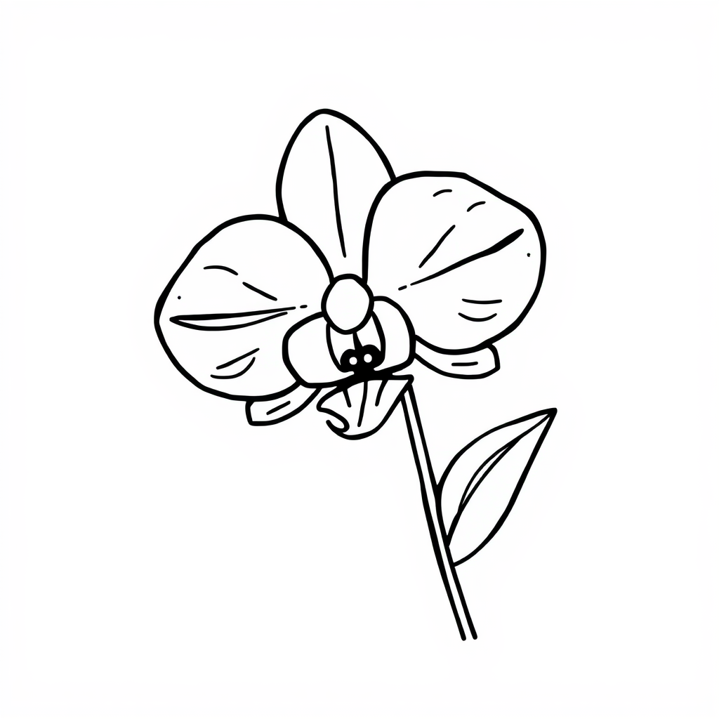 Orchid feeling sad