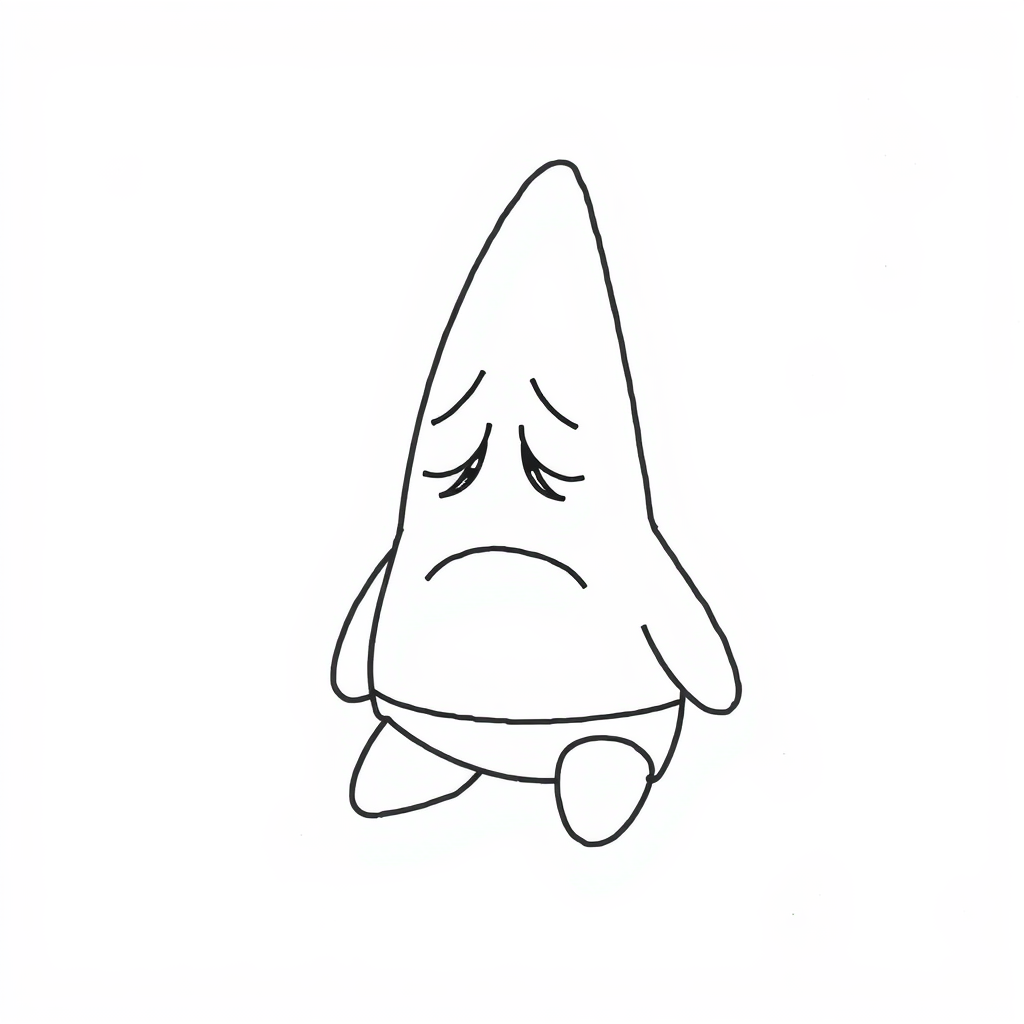 Patrick feeling sad