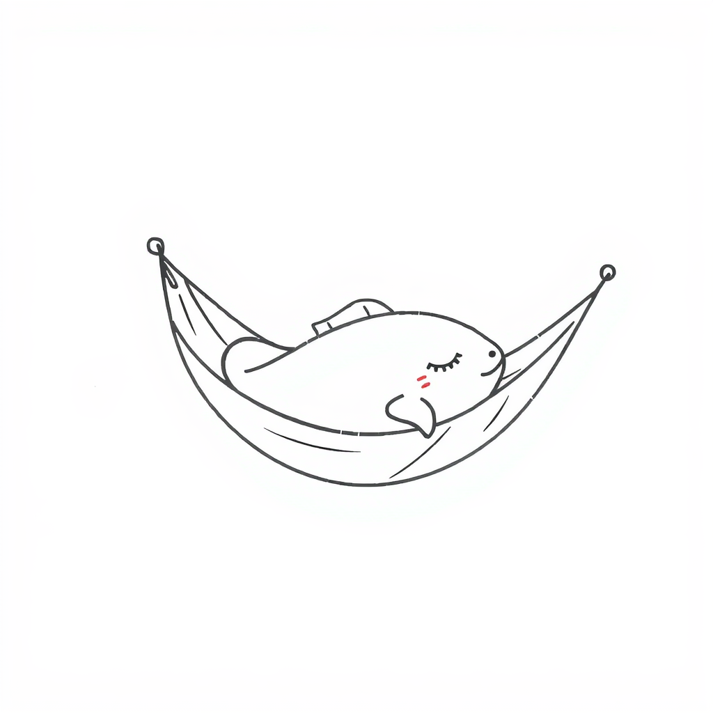 Sleepy Catfish in a hammock