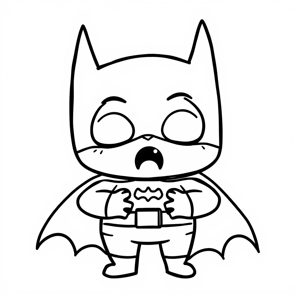 Batman feeling surprised