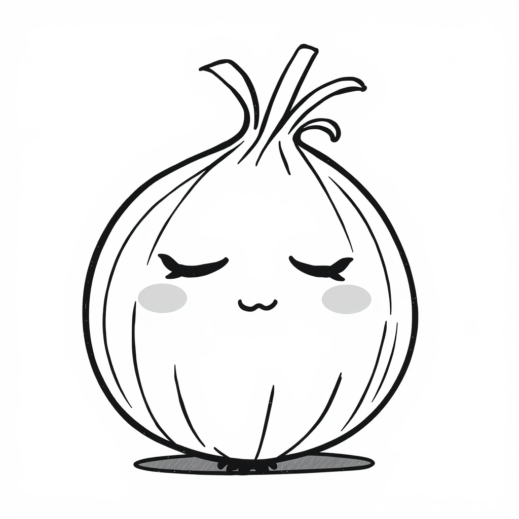 Onion feeling sleepy