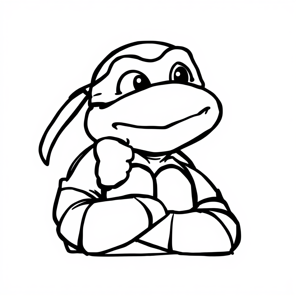 Donatello thinking