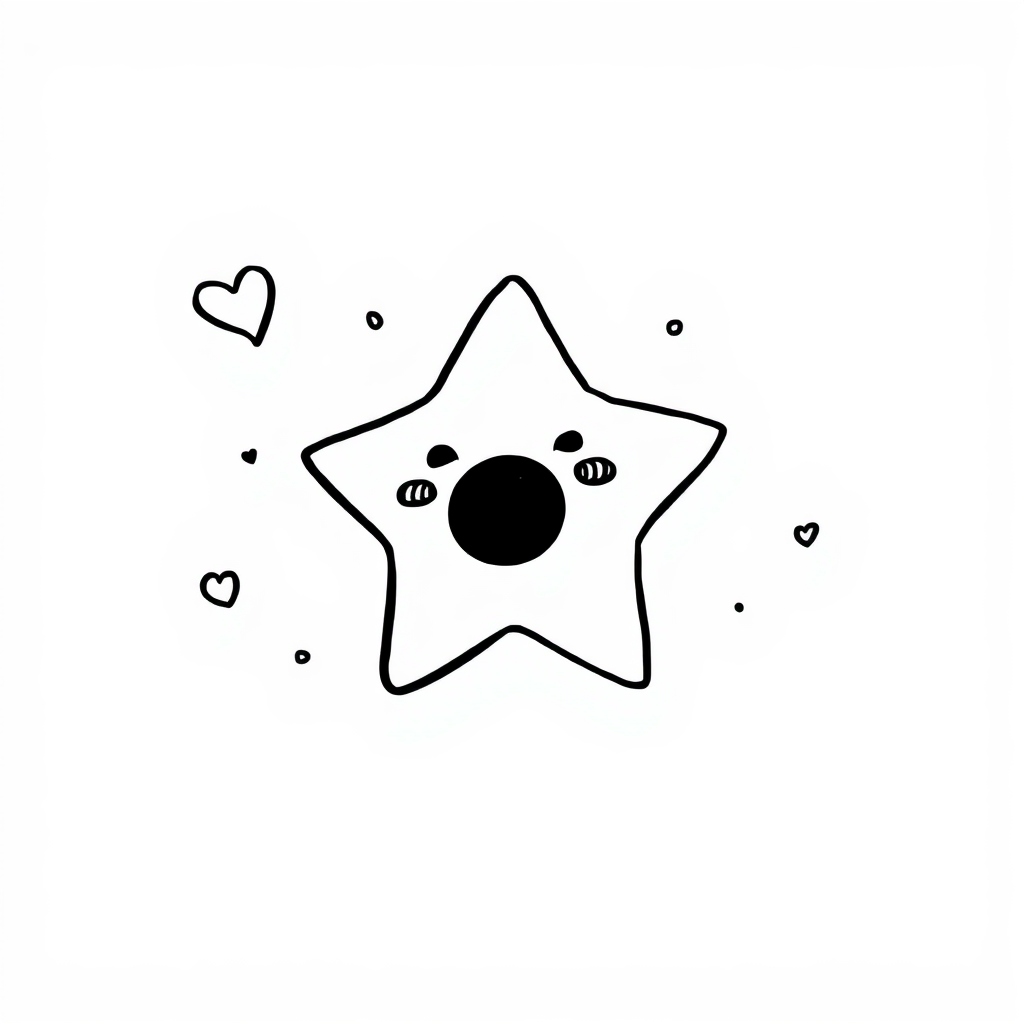 Black Hole star blushing with love.