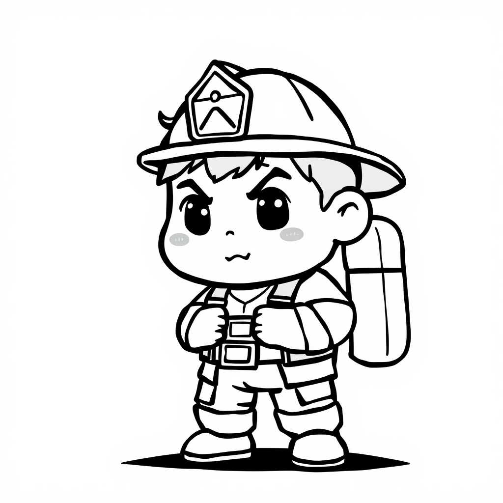 Hulk as a firefighter