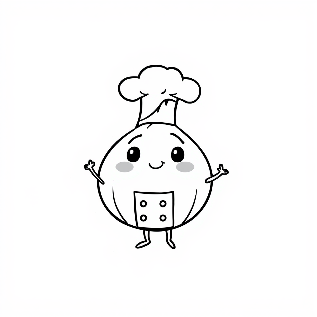 Onion as a chef