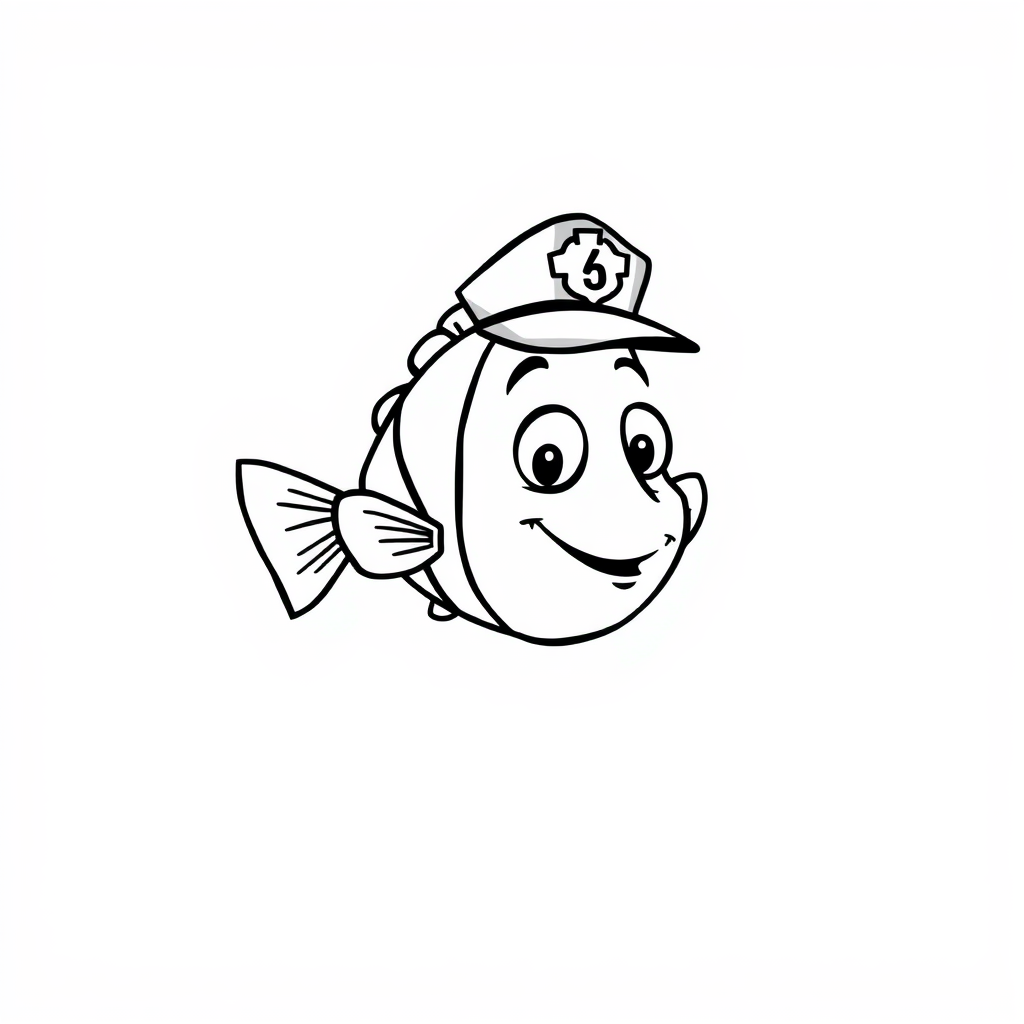 Nemo Fish as a Police Officer