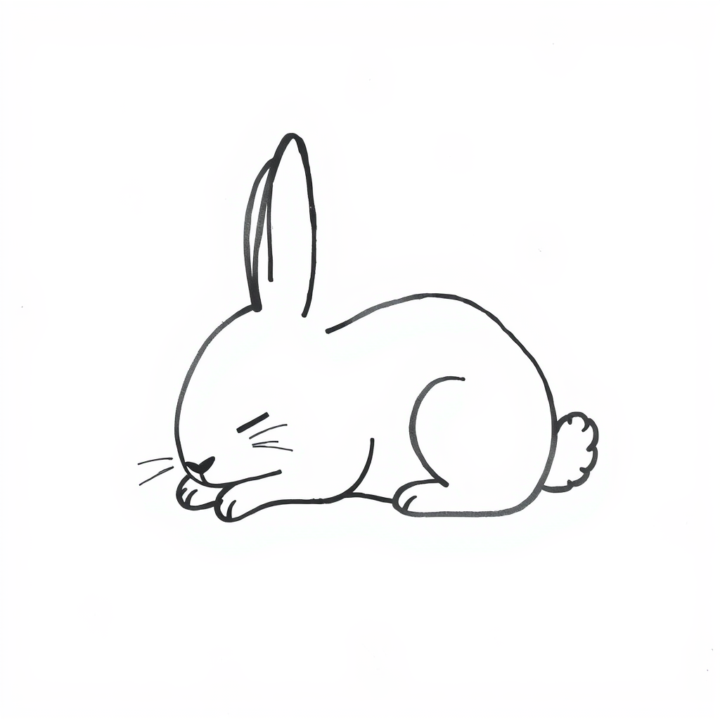 Bunny sleeping