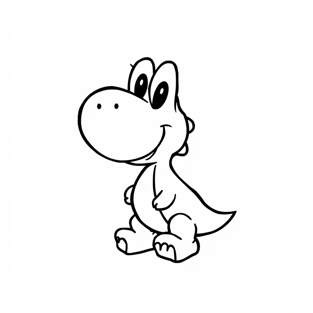 Yoshi smiling