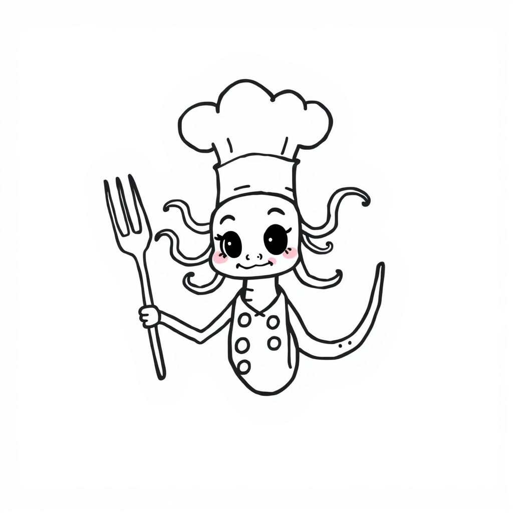 Medusa as a chef