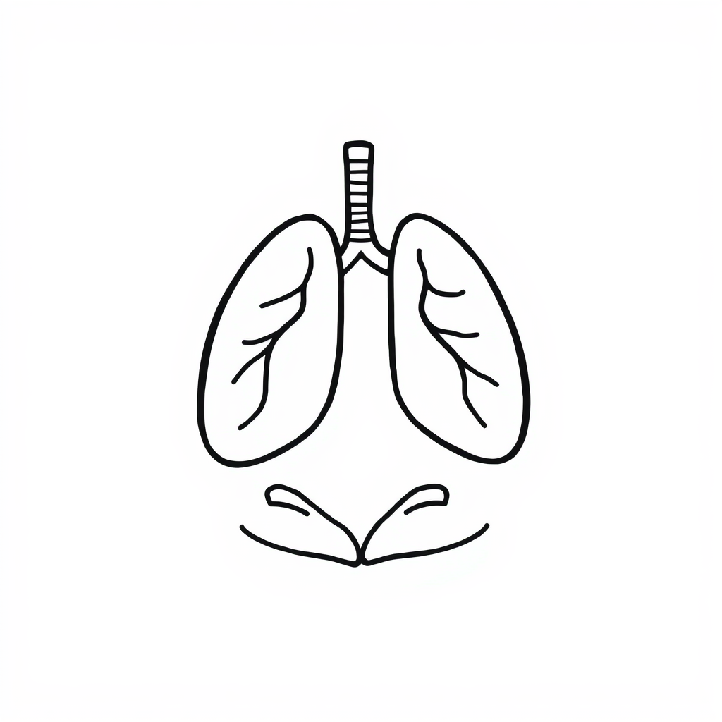 Lungs meditating peacefully