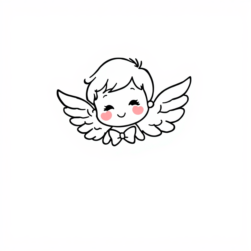 Cupid with bow