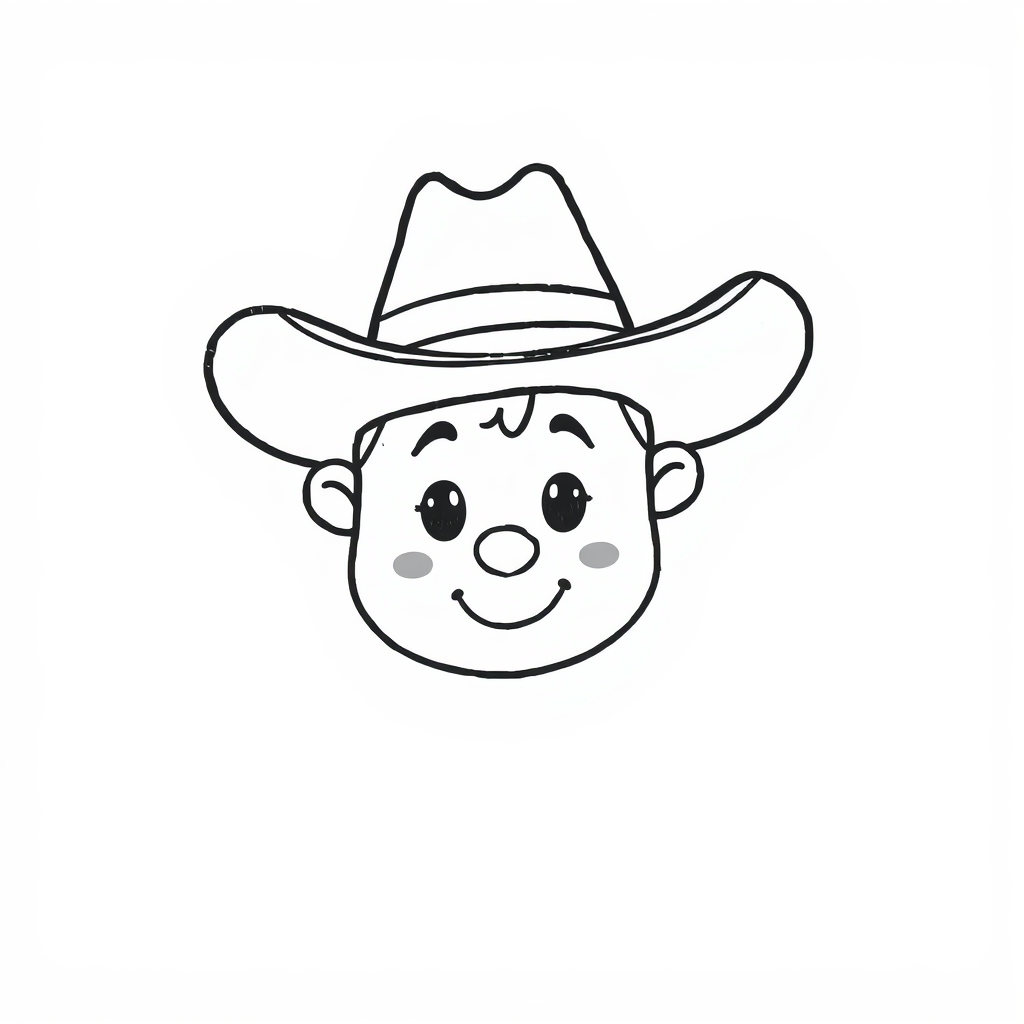 Rancher with a cowboy hat