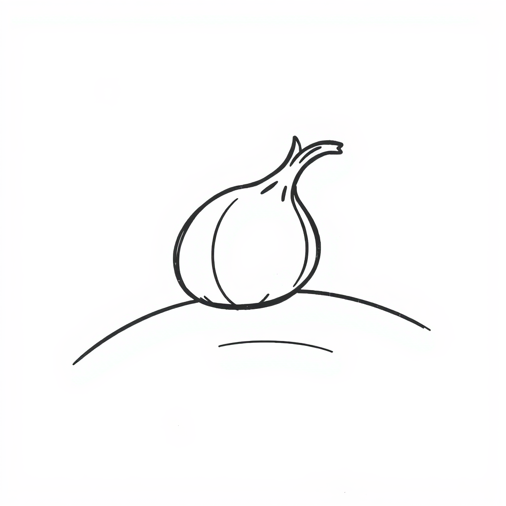 Onion rolling down a hill