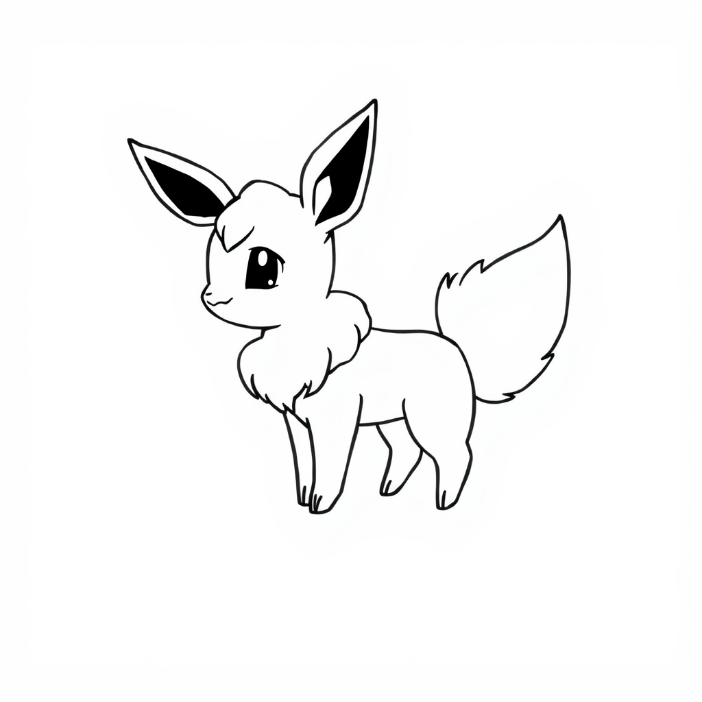 Eevee with Vaporeon tail