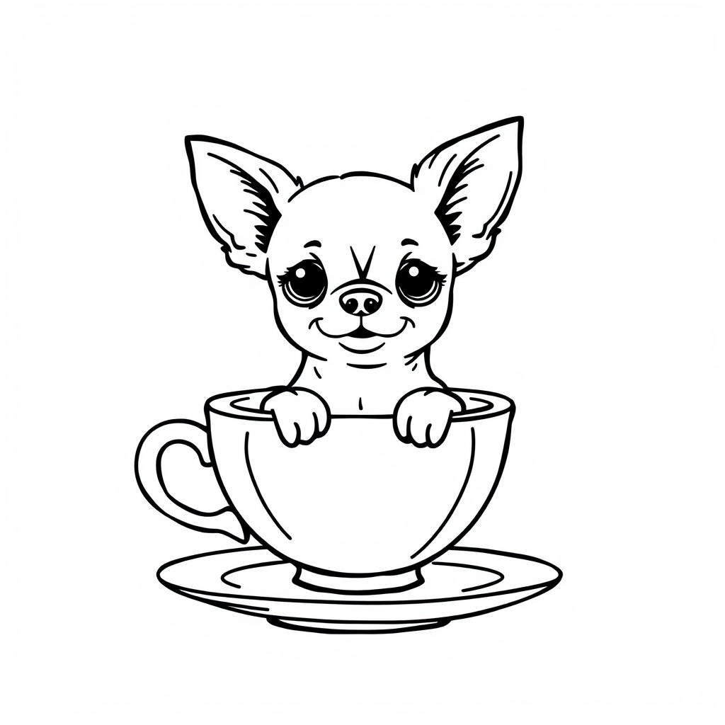 Chihuahua in a teacup