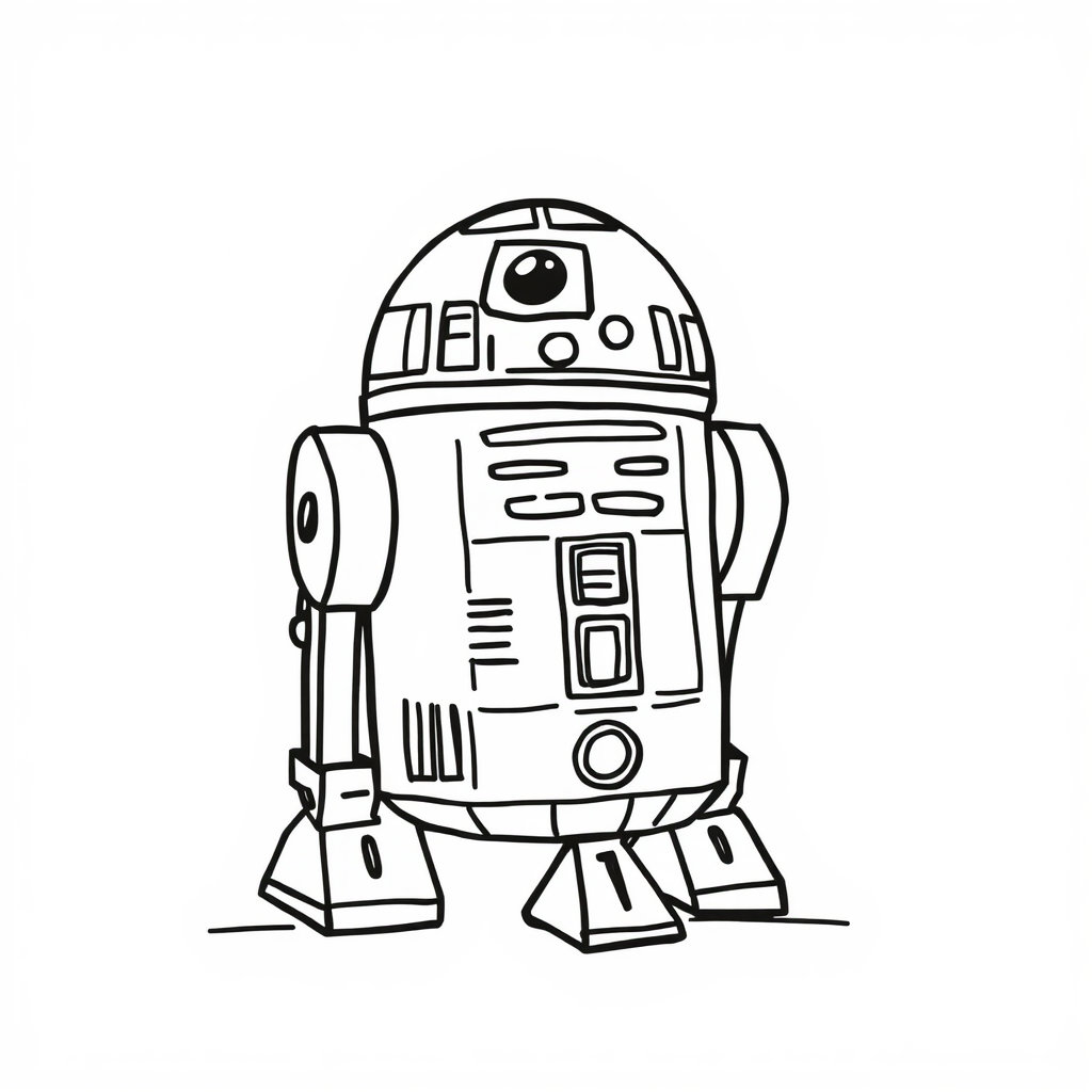 R2-D2 projecting plans.