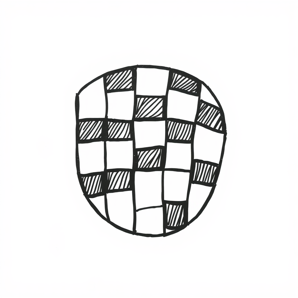 Checkerboard with varying shapes