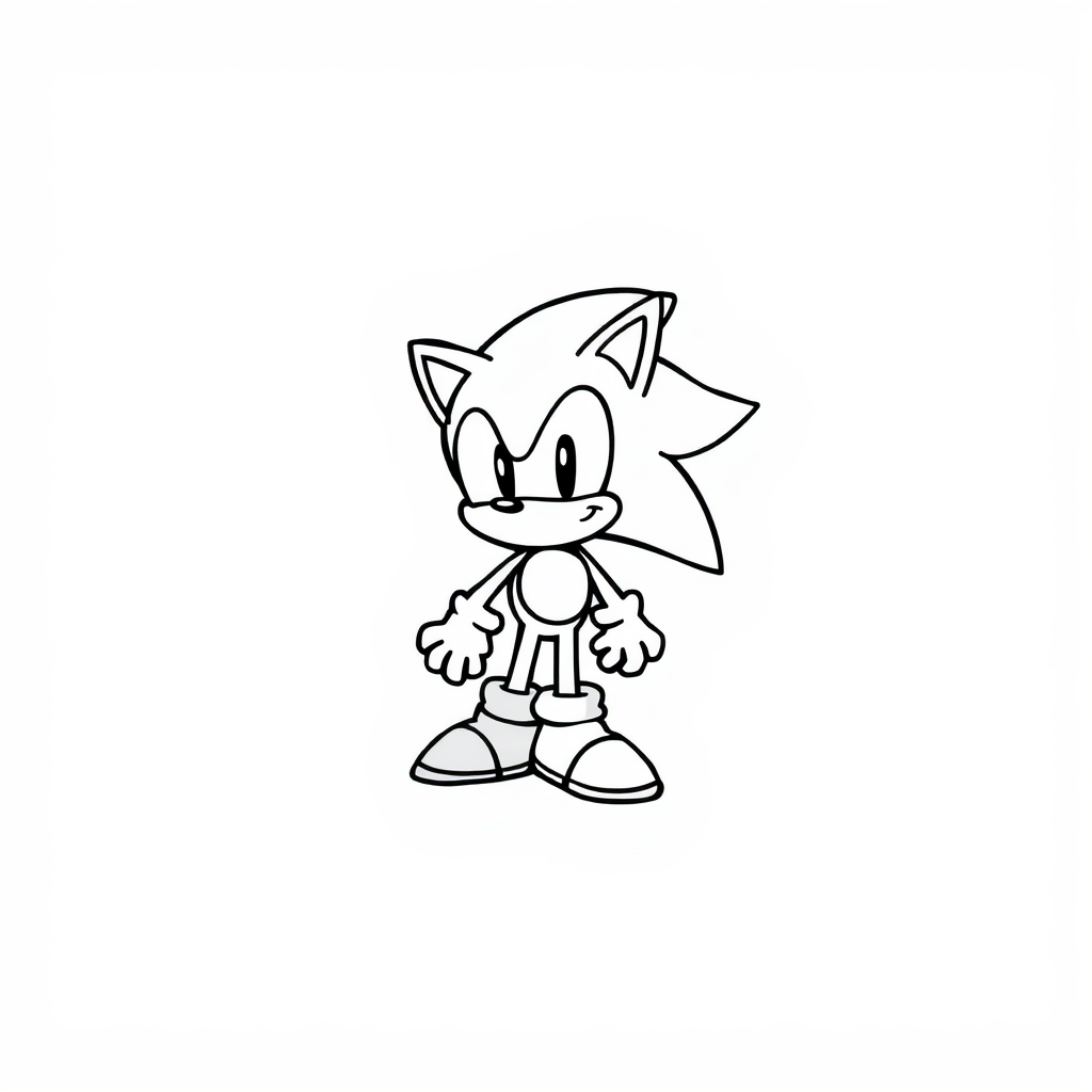 Sonic in Marble Garden Zone