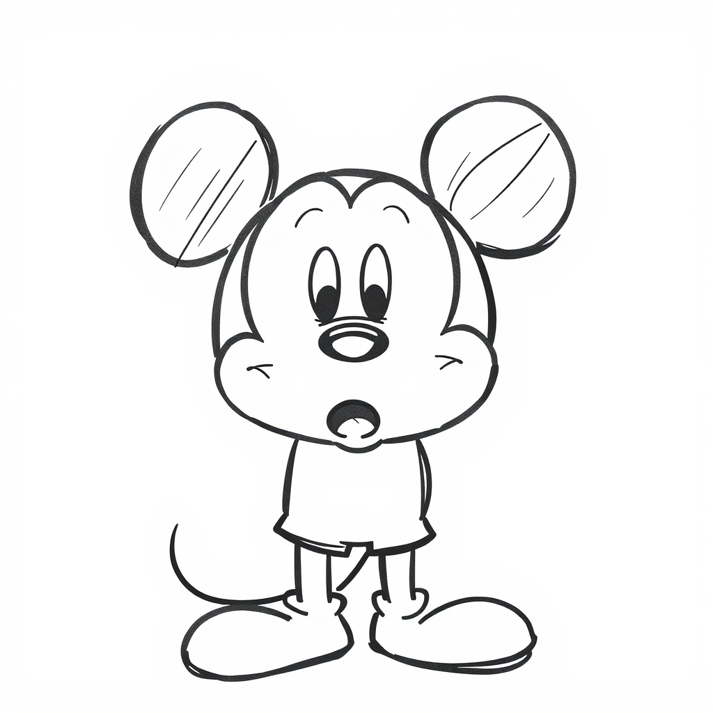 Mickey surprised