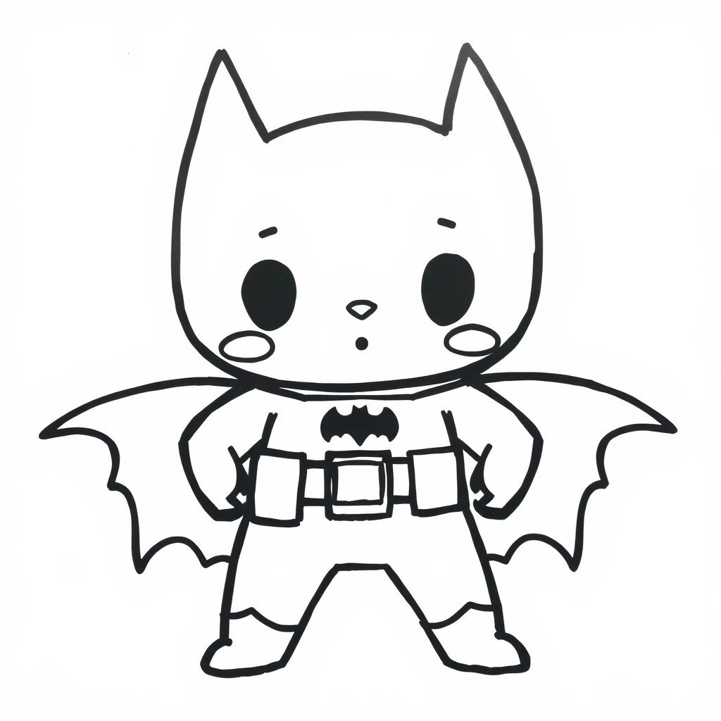 Batman with utility belt