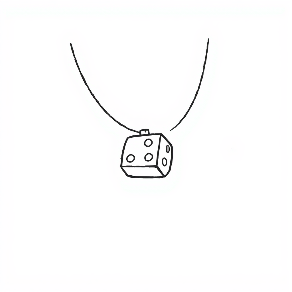 Dice Necklace