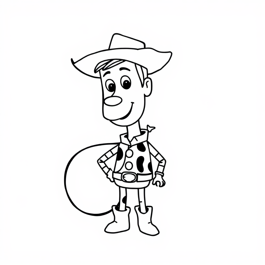 Woody holding a lasso